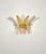 Vintage Palmette Wall Light in Clear and Amber Glasses, 1990, Set of 2 For Sale - Image 17 of 17