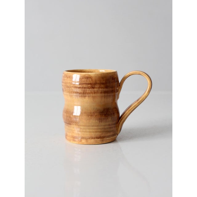 Vintage Handmade Studio Pottery Mug For Sale - Image 12 of 12