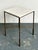 Early 21st Century Vintage Boho Mecox Stone Top Side Table For Sale - Image 5 of 12
