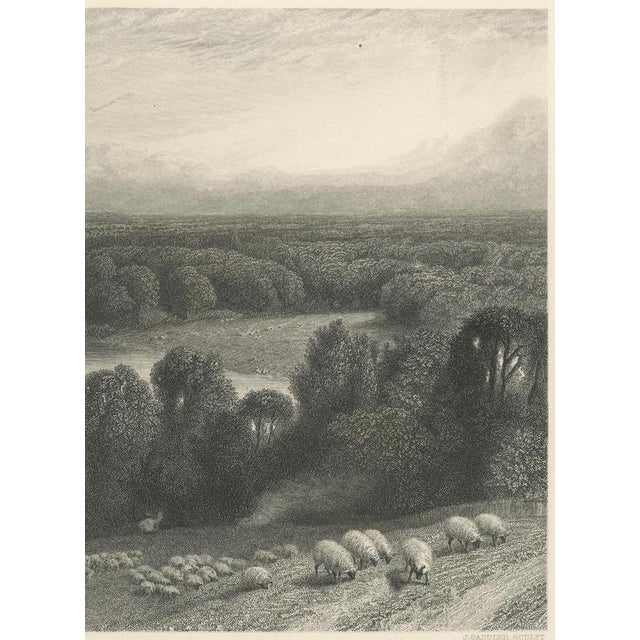 19th Century After Myles Birket Foster, the Thames from Richmond Hill, 1876, Engraving For Sale - Image 5 of 9