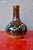 Vintage Stoneware Bottle Vase in Iridescent Brown Glaze, 1960s For Sale - Image 6 of 8