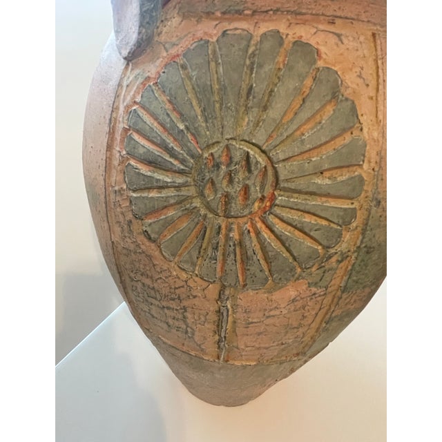 Vintage Terracotta Floor Vases, a Pair For Sale - Image 12 of 12