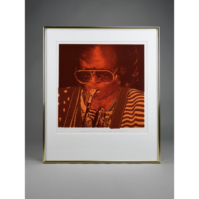 Nick Oudshoorn, Miles Davis Kind of Orange, Screen Print, 1996 For Sale - Image 7 of 7