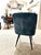 Contemporary 4 Sunpan Chardon Dining Chair Nono Petrol For Sale - Image 3 of 3