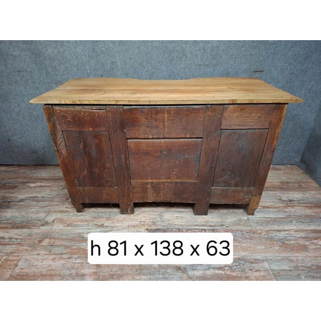 Brown 18th Century Louis XV Double-Sided Walnut Desk For Sale - Image 8 of 10
