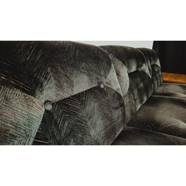 Charcoal Vintage Modular Sofa, 1970s, Set of 6 For Sale - Image 8 of 11
