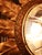 Hollywood Regency Gilded Metal and Cut Glass Sunburst Sconce, 1960s For Sale - Image 4 of 5
