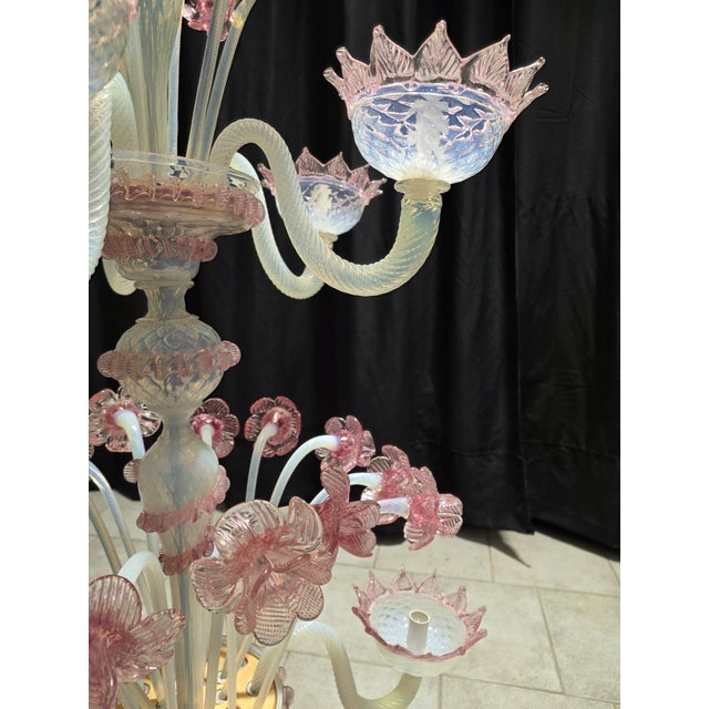 Vintage Murano Chandelier, 1980s For Sale - Image 15 of 16