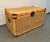 Vintage Asian Chinoiserie Wicker Trunk With Brass Hardware For Sale In New York - Image 6 of 17