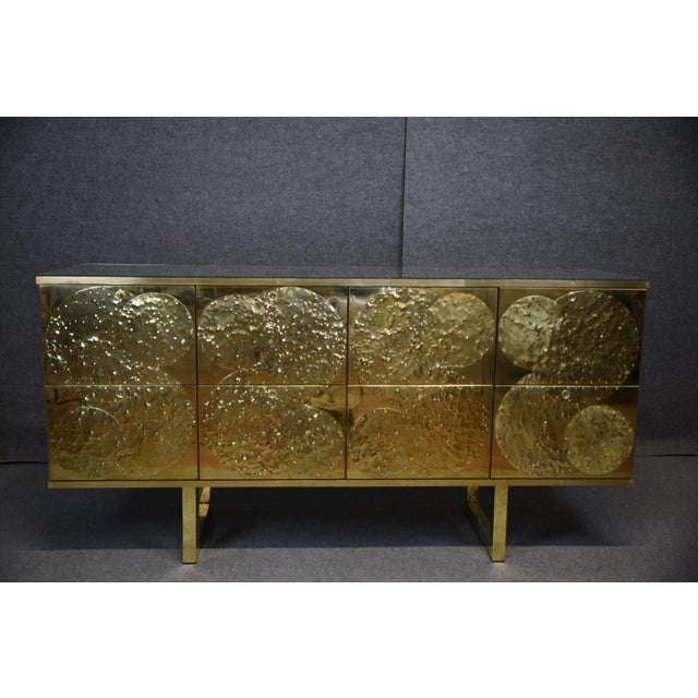 Brass and Birch Sideboard from Justfurnituress SRL For Sale - Image 9 of 13