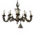 Antique Brass Chandelier, 16 Lights, Candlestick Style, Early 1900's For Sale