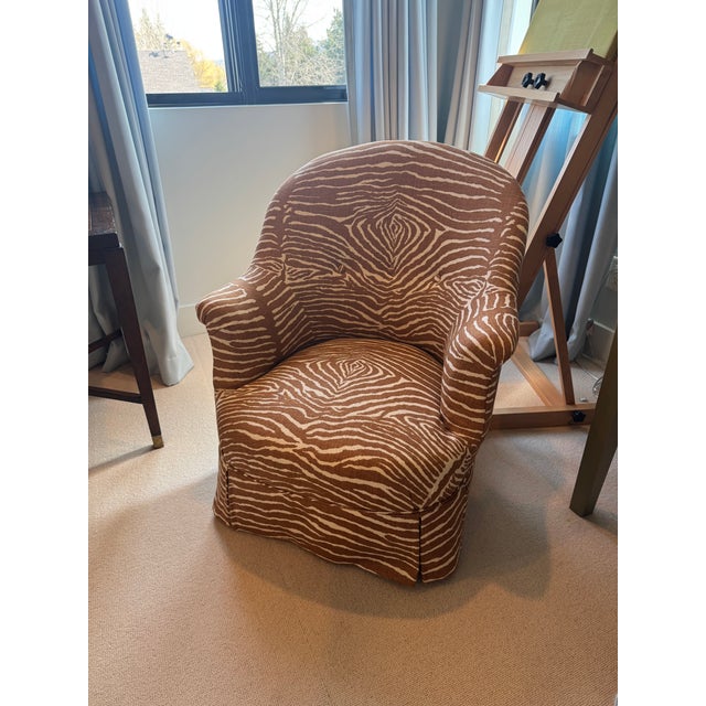 Mid-Century Modern Petite Arm Chair For Sale - Image 3 of 3
