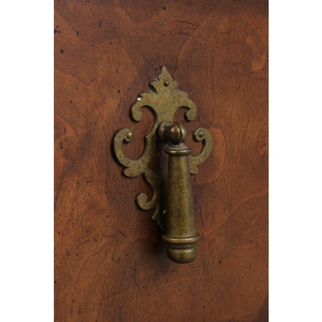 Wright Table Co William & Mary Style Walnut Tall Chest For Sale - Image 10 of 13