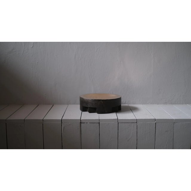 Metal Bronze Disk Tray by Arno Declercq For Sale - Image 7 of 8