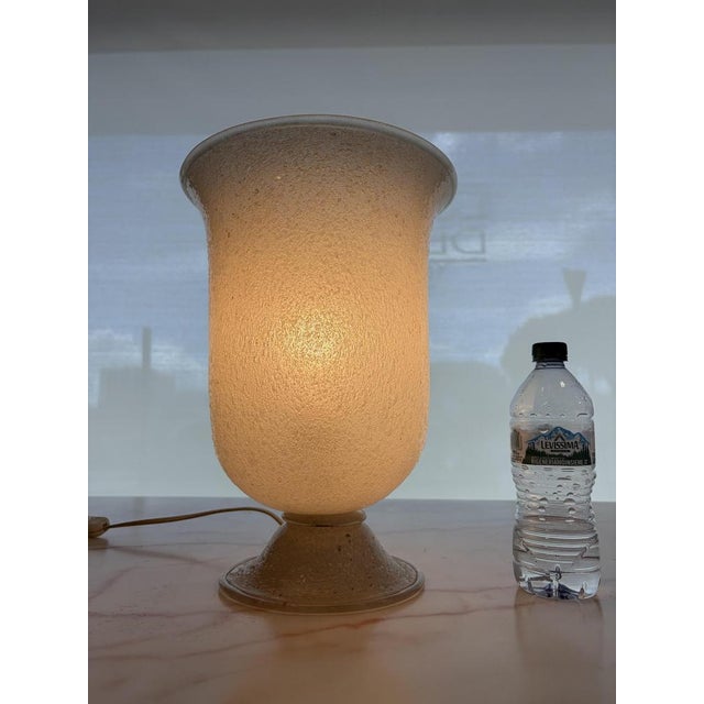 Scavo Glass Table Lamp attributed to Venini, 1930s For Sale - Image 14 of 15