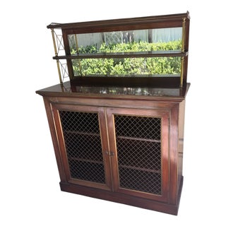 Antique Regency Style Rosewood Chiffonier Sideboard For Sale