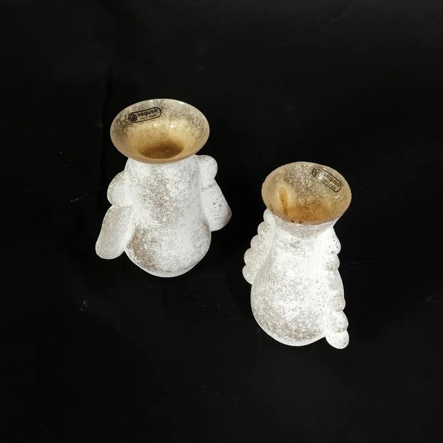 Vittorio Rigattieris Scratch Glasses by Seguso, 1970s, Set of 2 For Sale - Image 6 of 13