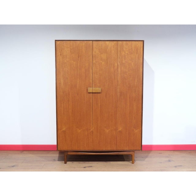 Mid Century Modern Vintage Teak Armoire Wardrobe by G Plan Kofod Larsen For Sale - Image 9 of 13