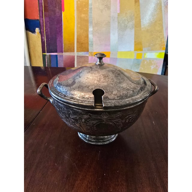 Vintage Silvered Yachting Trophy Centerpiece For Sale - Image 9 of 10