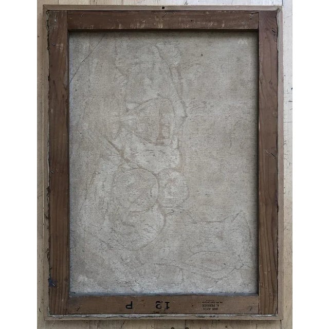 Xavier Albert Fiala, Printemps, Oil on Canvas, Framed For Sale - Image 9 of 10