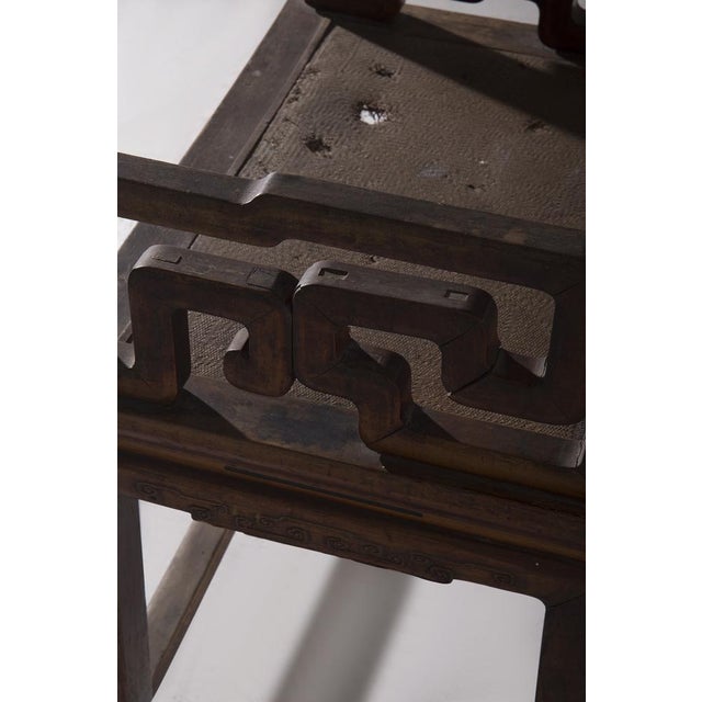 Chinese Qing Rose Chair, 1860s For Sale - Image 4 of 11