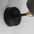 Metal Mid-Century Modern Black Saturn Wall Lamp from Serge Mouille For Sale - Image 7 of 11