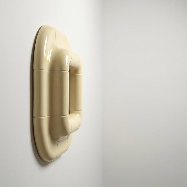 Contemporary Lolo Mirror in Soft Butter by Tilecito For Sale - Image 3 of 7