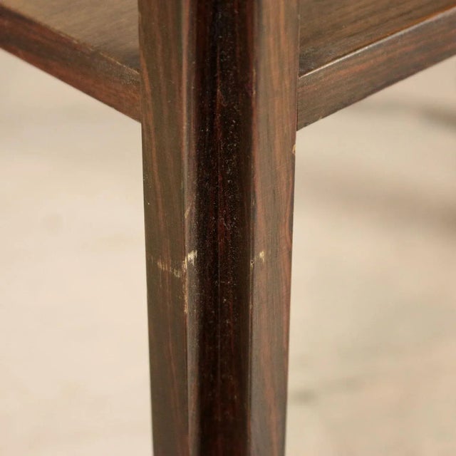 Brown Italian Rosewood Veneer Service Cart, 1960s For Sale - Image 8 of 11