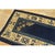 Navy Blue Classic Greek Key Antique Peking Chinese Knotted Hallway Runner Rug For Sale In New York - Image 6 of 10
