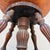 Early 1900s Oak Wood Piano Stool With Glass Ball Claw Feet For Sale - Image 11 of 18