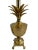 Gold Pair of Late 20th Century Golden Brass Pineapple Lamps For Sale - Image 8 of 12