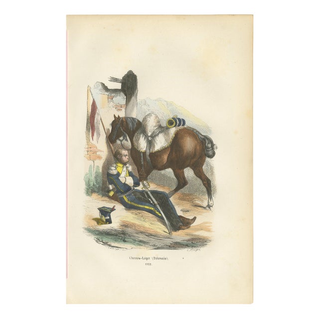 Polish Chevau-Léger of the Imperial Guard, 1843, Paper For Sale
