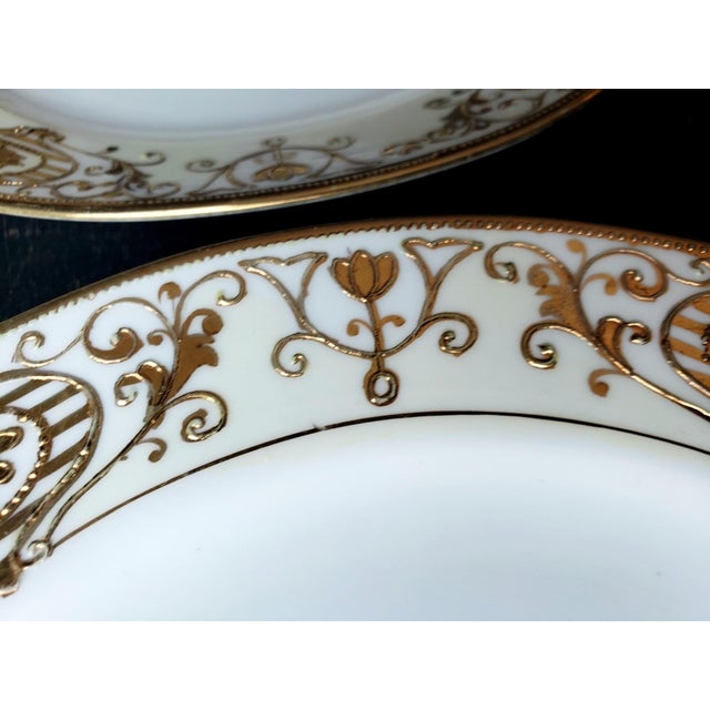 Vintage Noritake Salad Plates- Set of 4 For Sale In Los Angeles - Image 6 of 9