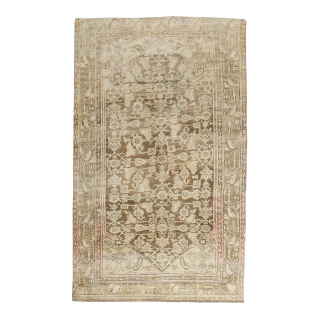 Zabihi Collection Antique Persian Bidjar Rug - 4'1" x 6'5" For Sale