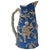 Blue and White Parian Ware Pitcher, Circa 1850 For Sale