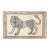 Pasargad DC Handmade Gabbeh Pictorial Lion Accent Rug For Sale