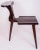 Mid 20th Century Vintage Brass Inlaid Mahogany Betting Chair by M. Hyat & Bros. For Sale - Image 4 of 9