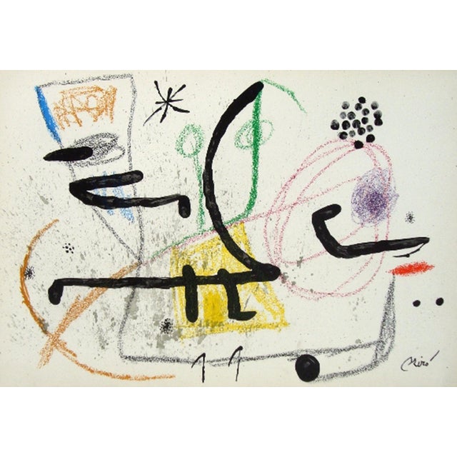 Joan Miró - Maravillas con variations acrostics 9, 1975 Original lithograph on guarro paper signed in the plate Edition of...