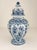 Vintage Dutch Oud Delft Blue and White Vase With Lid For Sale - Image 9 of 13