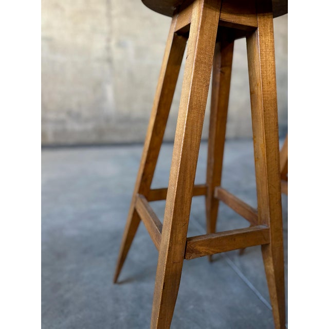 American Antique American Bar Stools For Sale - Image 3 of 3