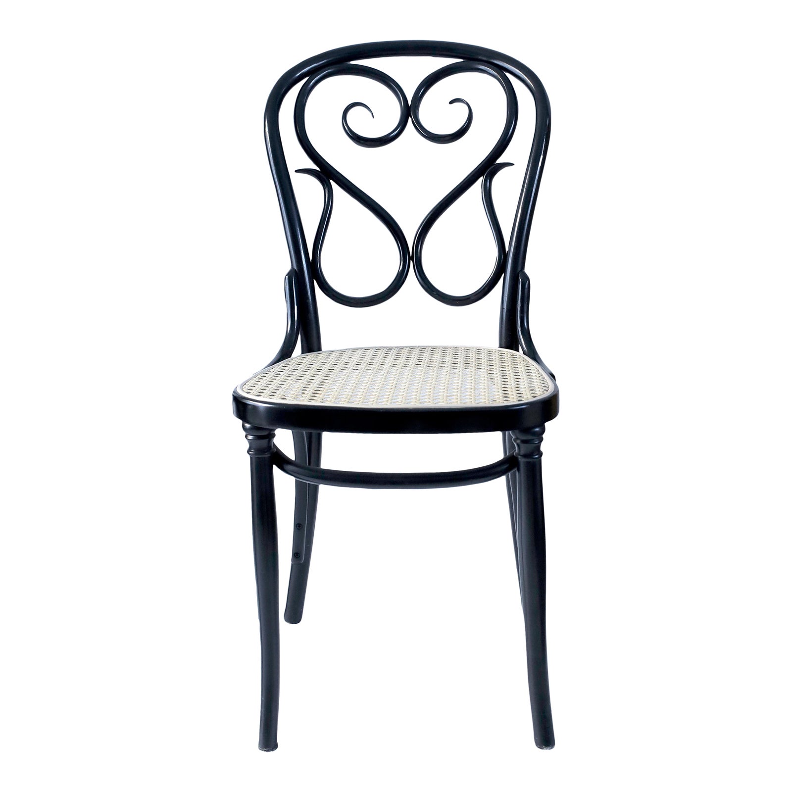 Cafe Daum Chairs Black Lacquered Bentwood Chair Chairish