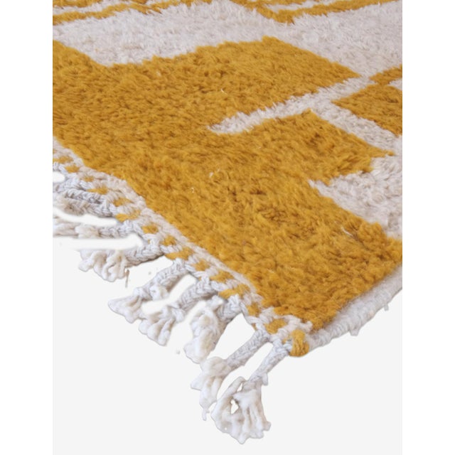 2020s Yellow Moroccan Modern Area Rug - 11.4 X 8 Ft For Sale - Image 5 of 8