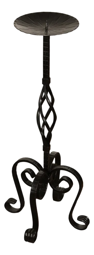Vintage Wrought Iron Candlestand