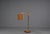 Floor Lamp in Wood, Brass and Fabric by Rudolf Dörfler, 1960s For Sale - Image 4 of 14
