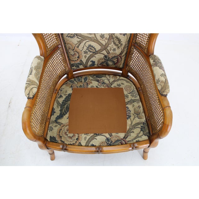 Set of Rattan Armchairs, Italy, 1960s For Sale - Image 13 of 18