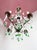 French Chandelier in Brass with Green Crystals, 1920s For Sale - Image 4 of 10