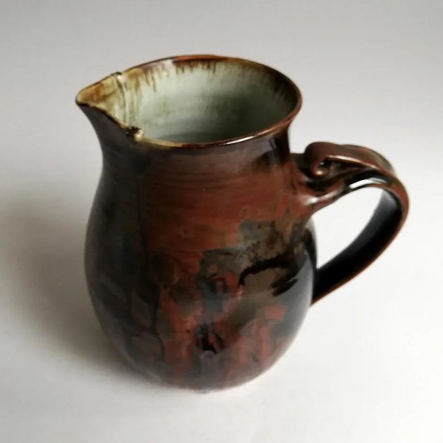 Modern Vintage Terracotta Pitcher, 1950s For Sale - Image 3 of 7