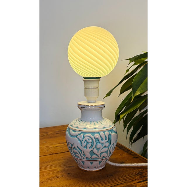 Mid-Century Modern Table Lamp by Michael Andersen & Son for Søholm, 1960s For Sale - Image 3 of 8