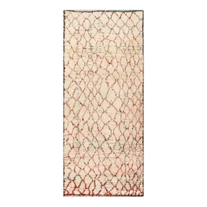 Nazmiyal Collection Mid Century Modern Tribal Moroccan Berber Area Rug