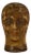 Vintage French Milliners Winking Cork Mannequin Head Bust, Painted With Red Lips For Sale